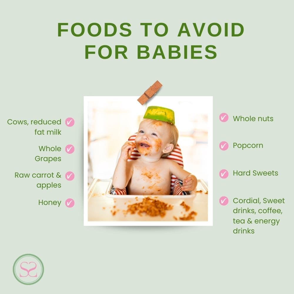 Foods to avoid for babies